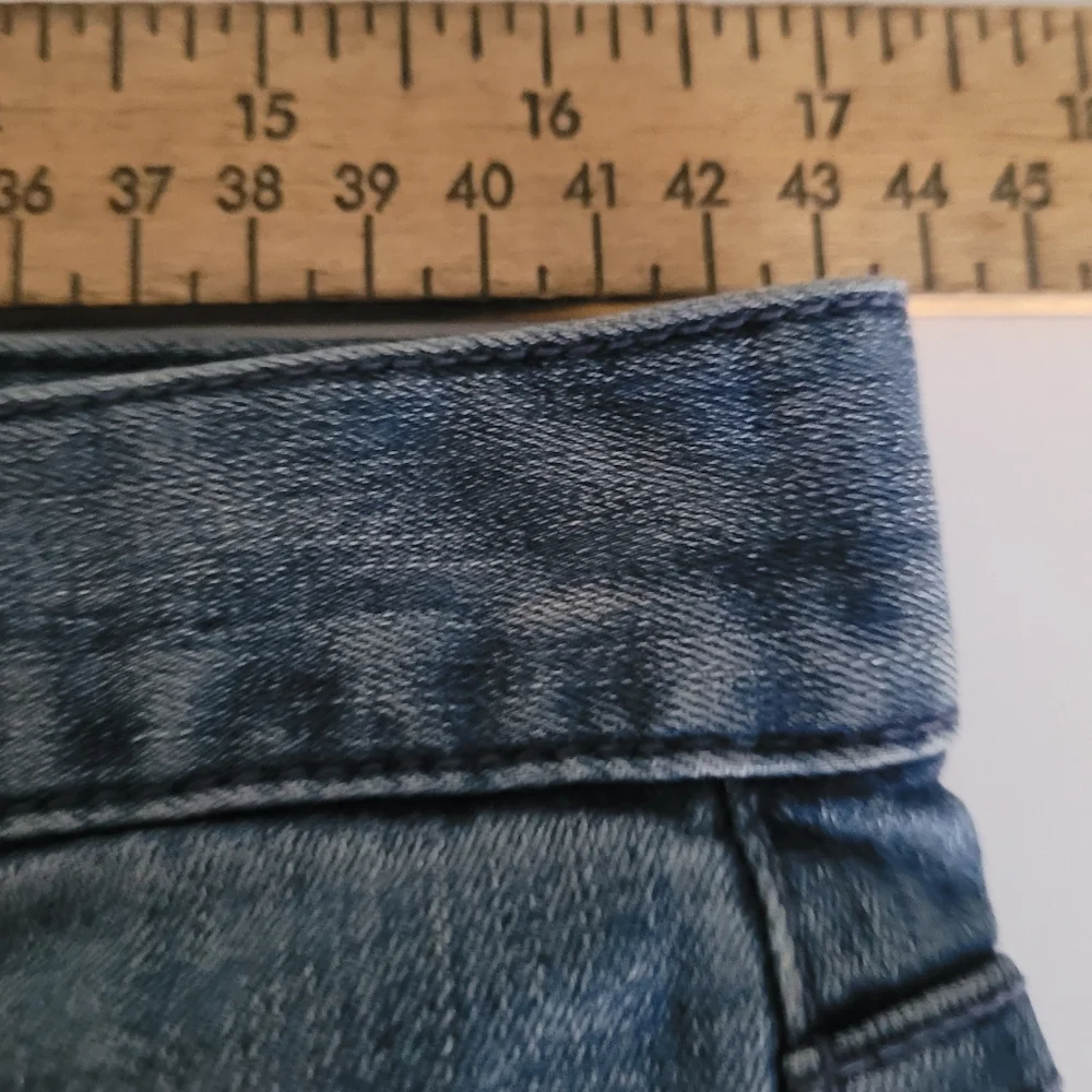 John Varvatos Bowery Slim Straight Jeans Blue Denim Size 33X29
